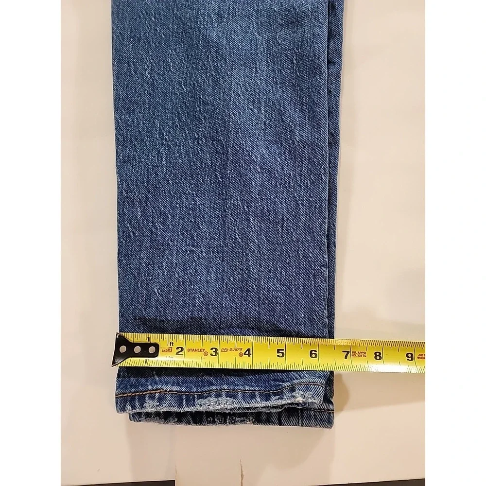 Levis‎ 501 Jeans Mens 32x28 Medium Wash 00s Button Fly Flat Front Straight Leg
